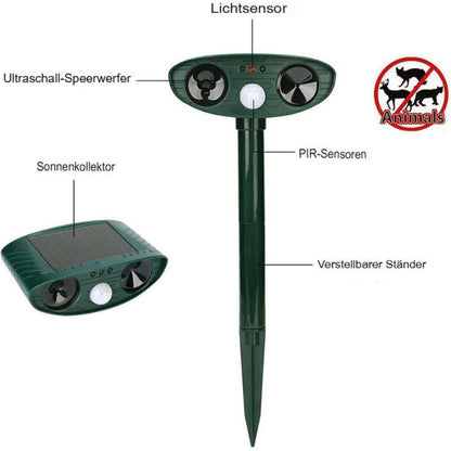 SolarGuard - Solar-Tierschreck mit Sensor