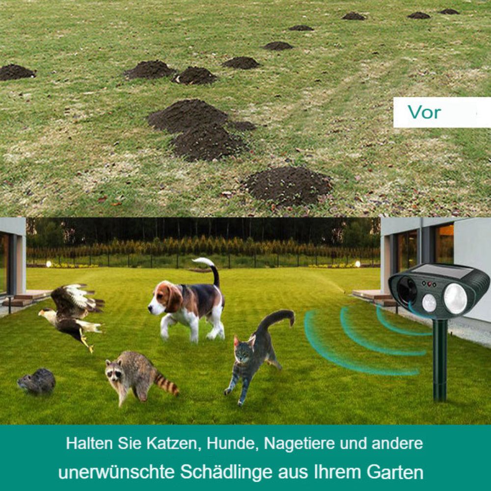 SolarGuard - Solar-Tierschreck mit Sensor