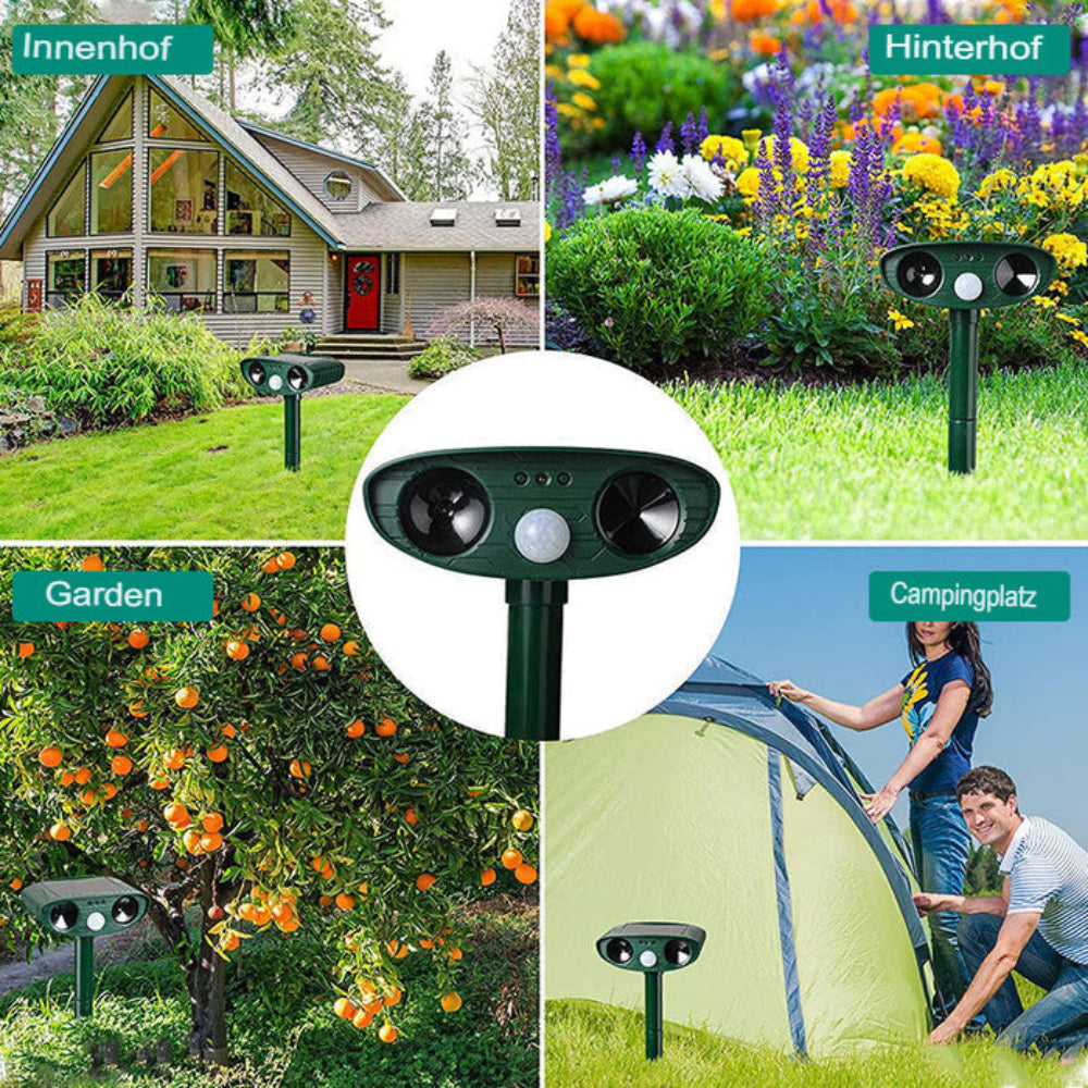 SolarGuard - Solar-Tierschreck mit Sensor