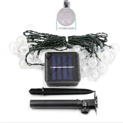 Solaria - Wasserdichte Solar-LED-Lichterkette für den Außenbereich