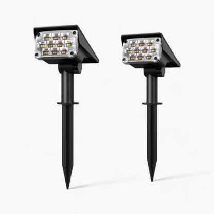 Solvix - Kabellose LED-Solar-Gartenstrahler