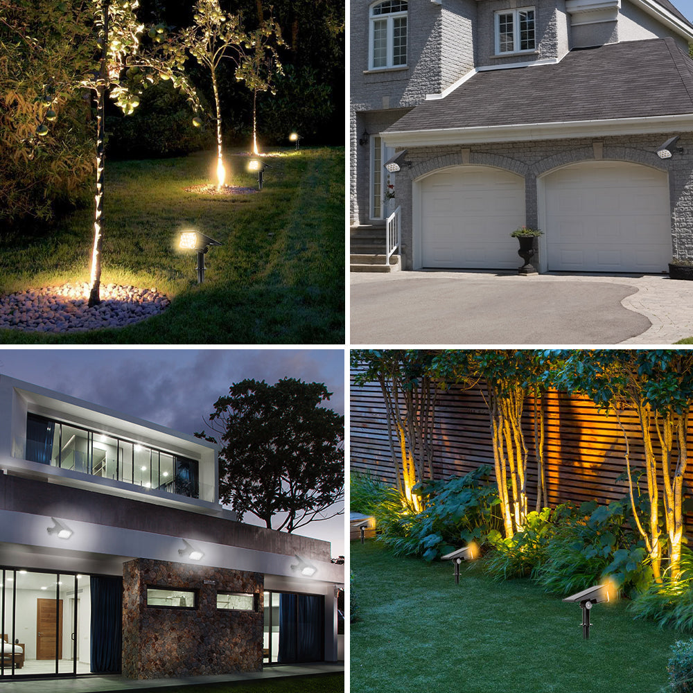 Solvix - Kabellose LED-Solar-Gartenstrahler