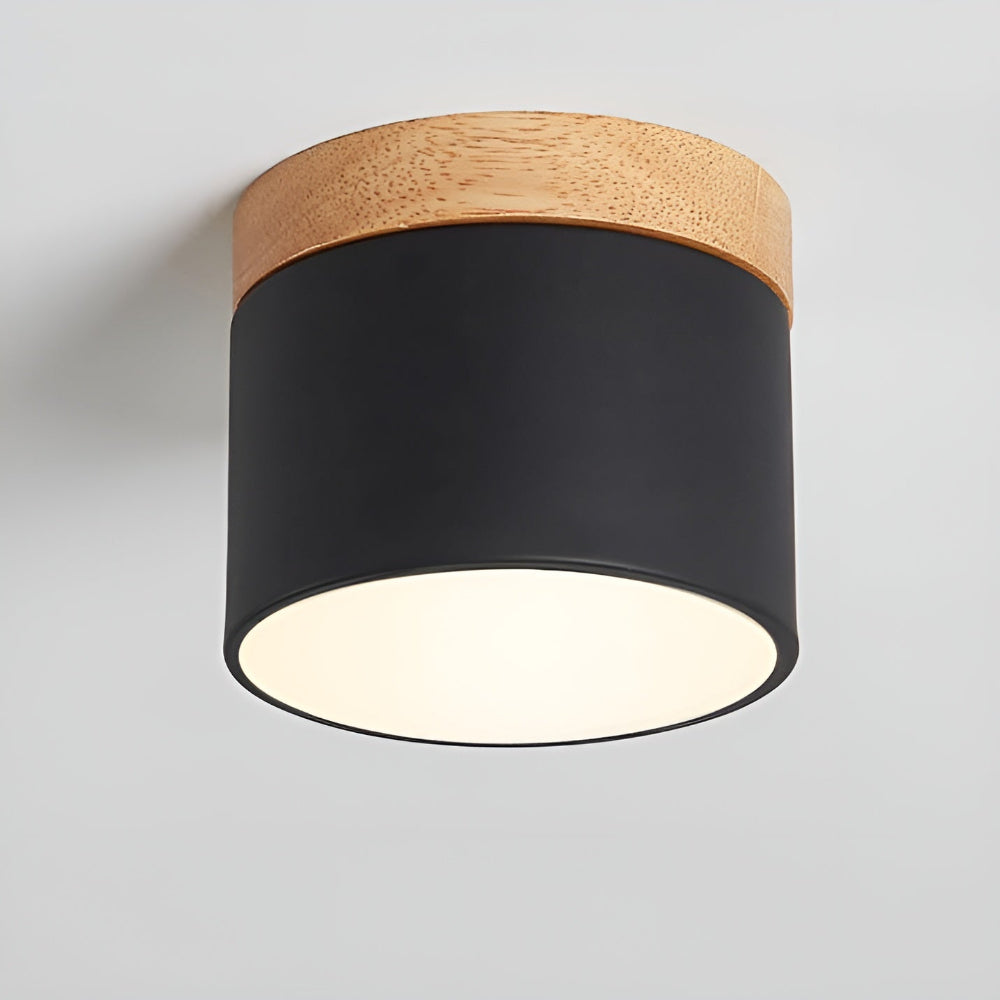 Zeitgenössische Flush Mount LED-Deckenleuchte - Sanfte Beleuchtung mit nordischem Design