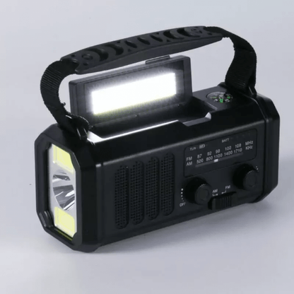StormCore - 10.000 mAh Notfall-Powerbank & Kurbelradio