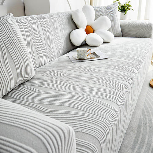 Strentelle - Stretch-Jacquard-Sofabezug mit Anti-Kratz-Design