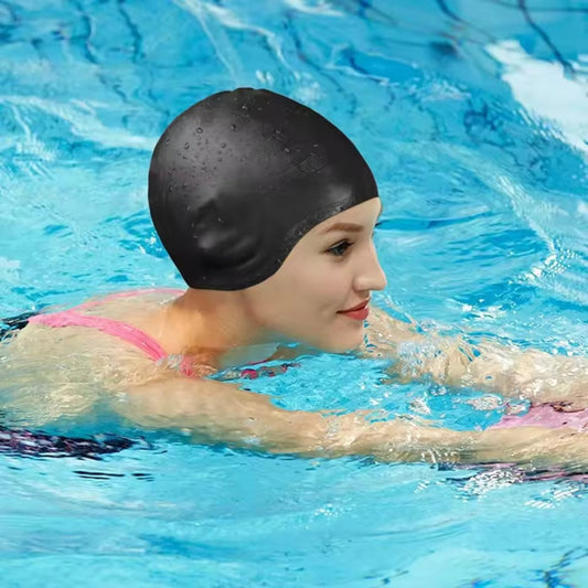 Swimlow - Silikon-Schwimmkappe mit Gehörschutz