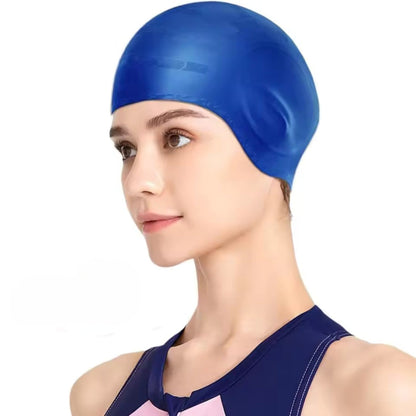 Swimlow - Silicone Swim Cap with Ear Protection