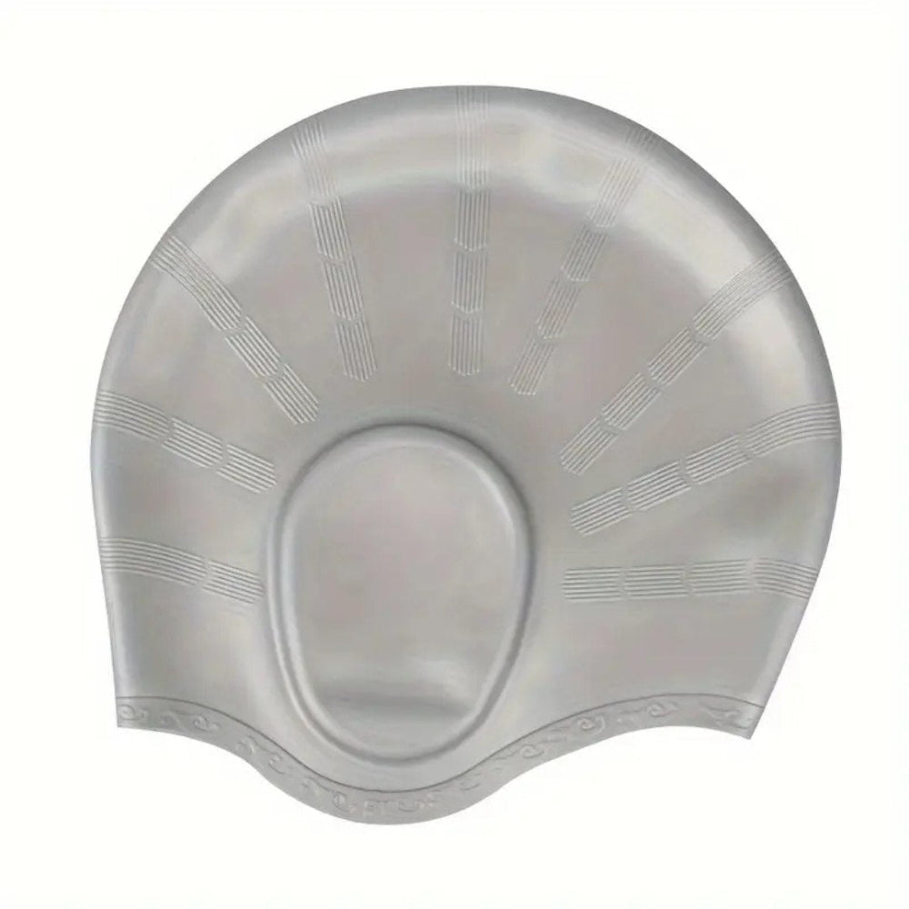 Swimlow - Silicone Swim Cap with Ear Protection