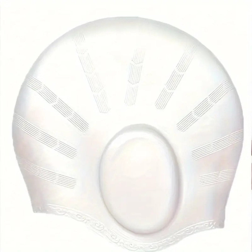 Swimlow - Silicone Swim Cap with Ear Protection
