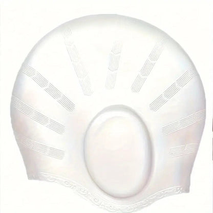 Swimlow - Silicone Swim Cap with Ear Protection