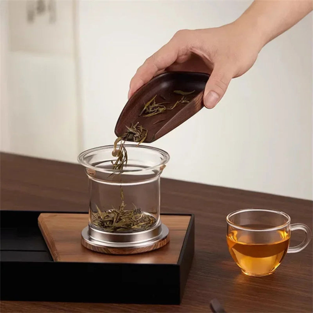 Glass Teapot with Integrated Infuser - Heat-Resistant Borosilicate Tea Kettle for Loose Leaf Tea 6