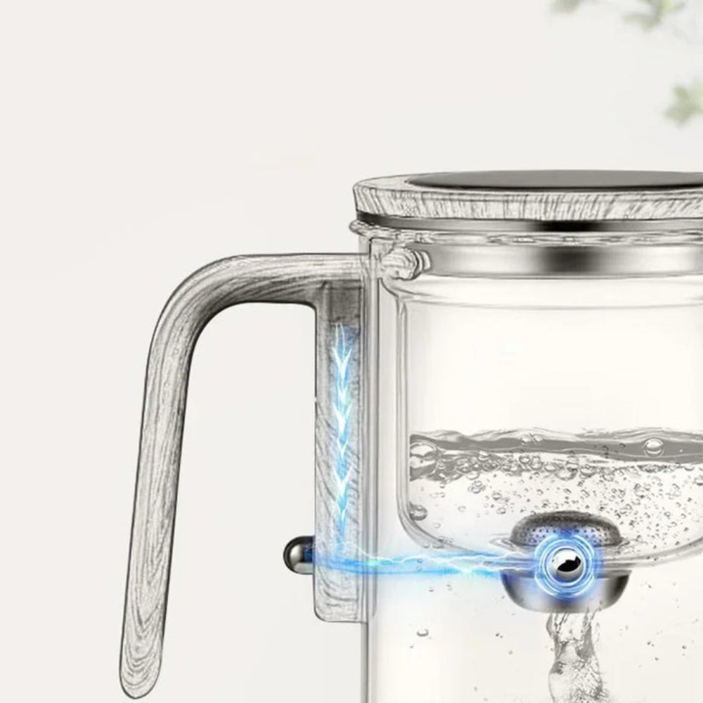 Glass Teapot with Integrated Infuser - Heat-Resistant Borosilicate Tea Kettle for Loose Leaf Tea 10