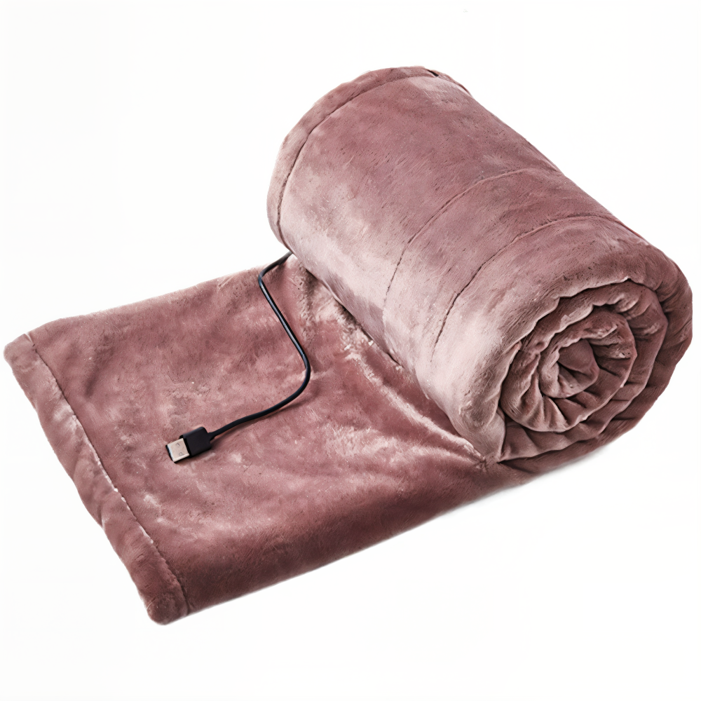 ThermiLuxe - Ultra-weiche USB-Heizdecke aus Fleece
