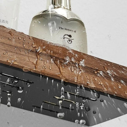 TimberTidy - Wandregal aus Holz für das Bad
