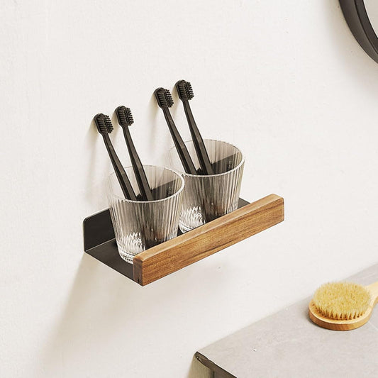 TimberTidy - Wandregal aus Holz für das Bad