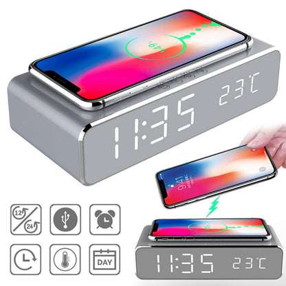 TimeCharge - LED-Wecker mit drahtlosem Ladepad