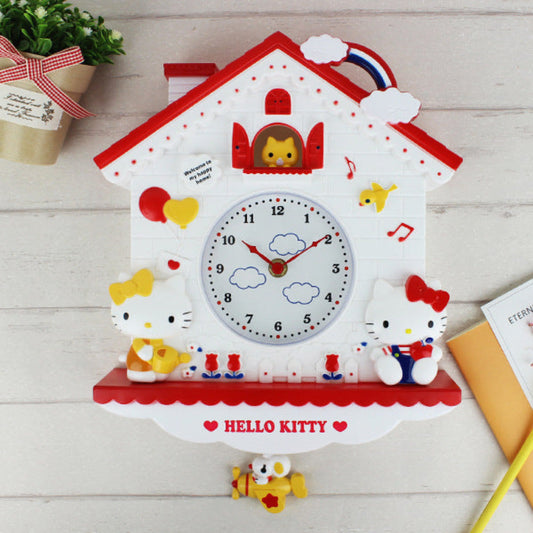 Tocksy - Lustige Cartoon-Wanduhr für Kinderzimmer