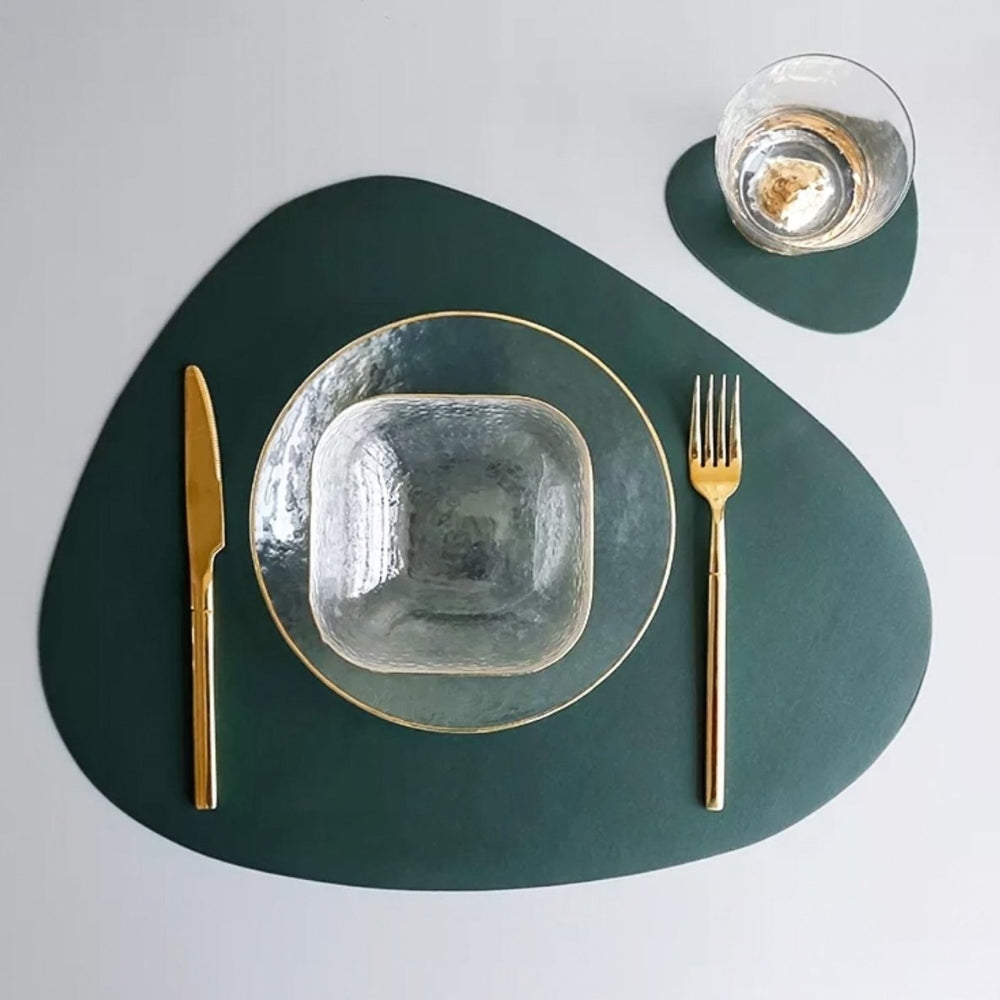 Veltura - Tischset aus wasserfestem Kunstleder
