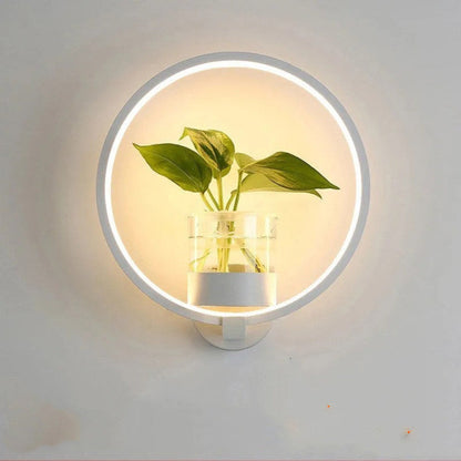 Verdara - LED-Wandleuchte mit integriertem Pflanzgefäß
