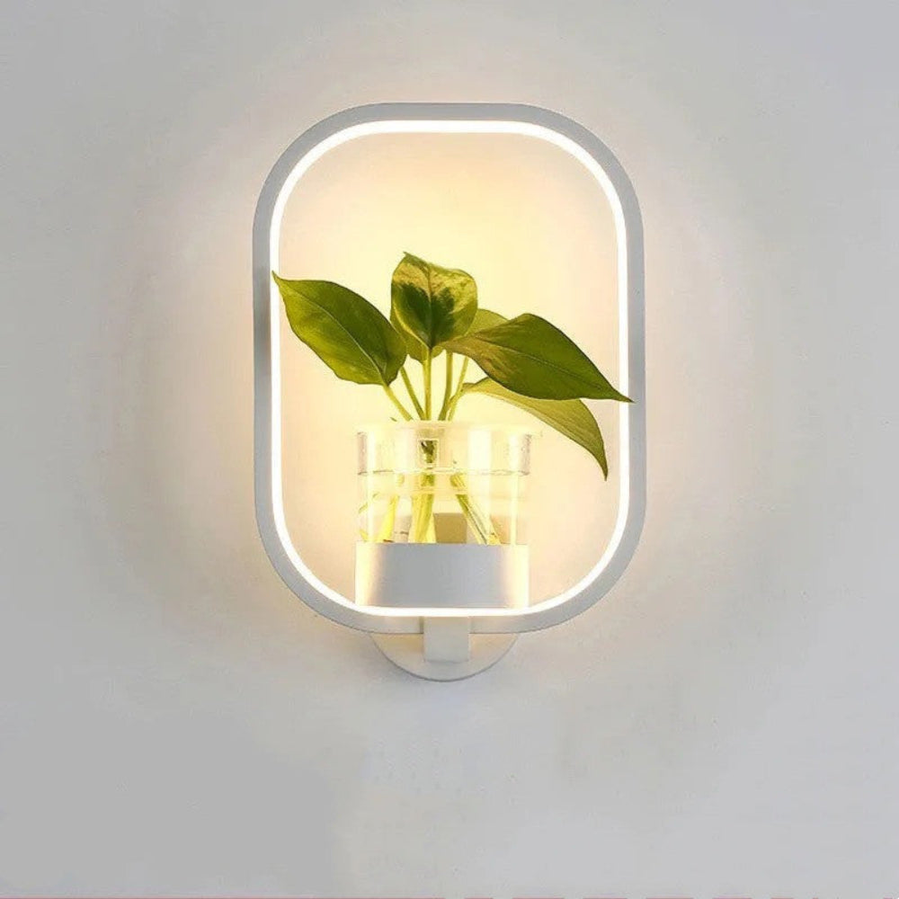 Verdara - LED-Wandleuchte mit integriertem Pflanzgefäß