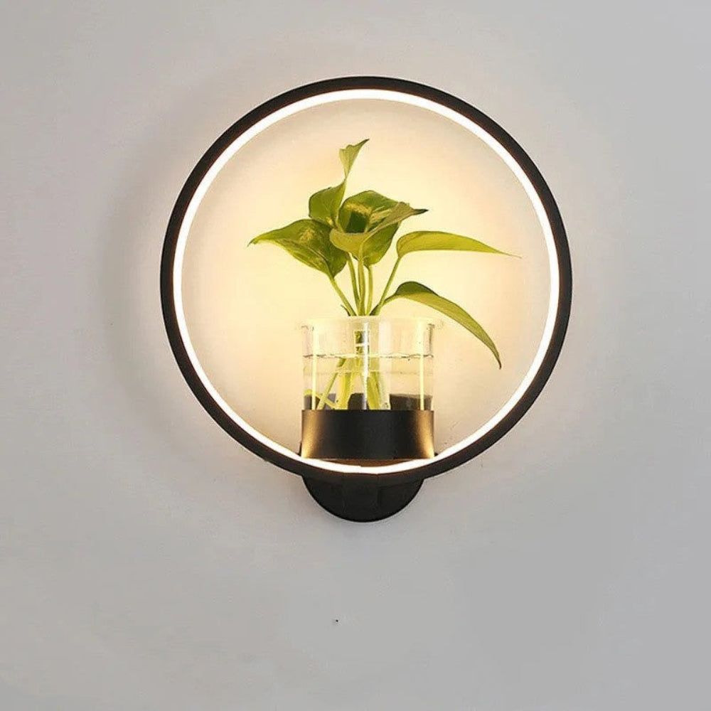 Verdara - LED-Wandleuchte mit integriertem Pflanzgefäß