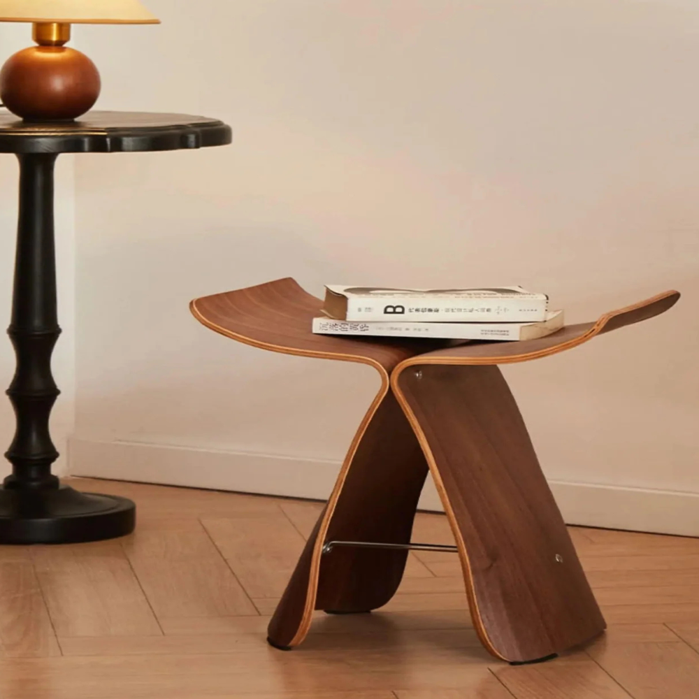 Vintage Butterfly Beistelltisch - Skulpturale Eleganz für moderne Innenräume