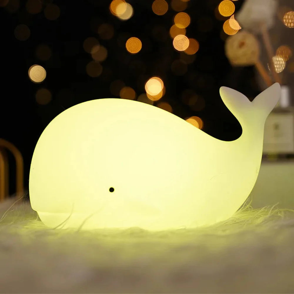 WhaleGlow - Nachtlicht für Kinder mit Walmotiven