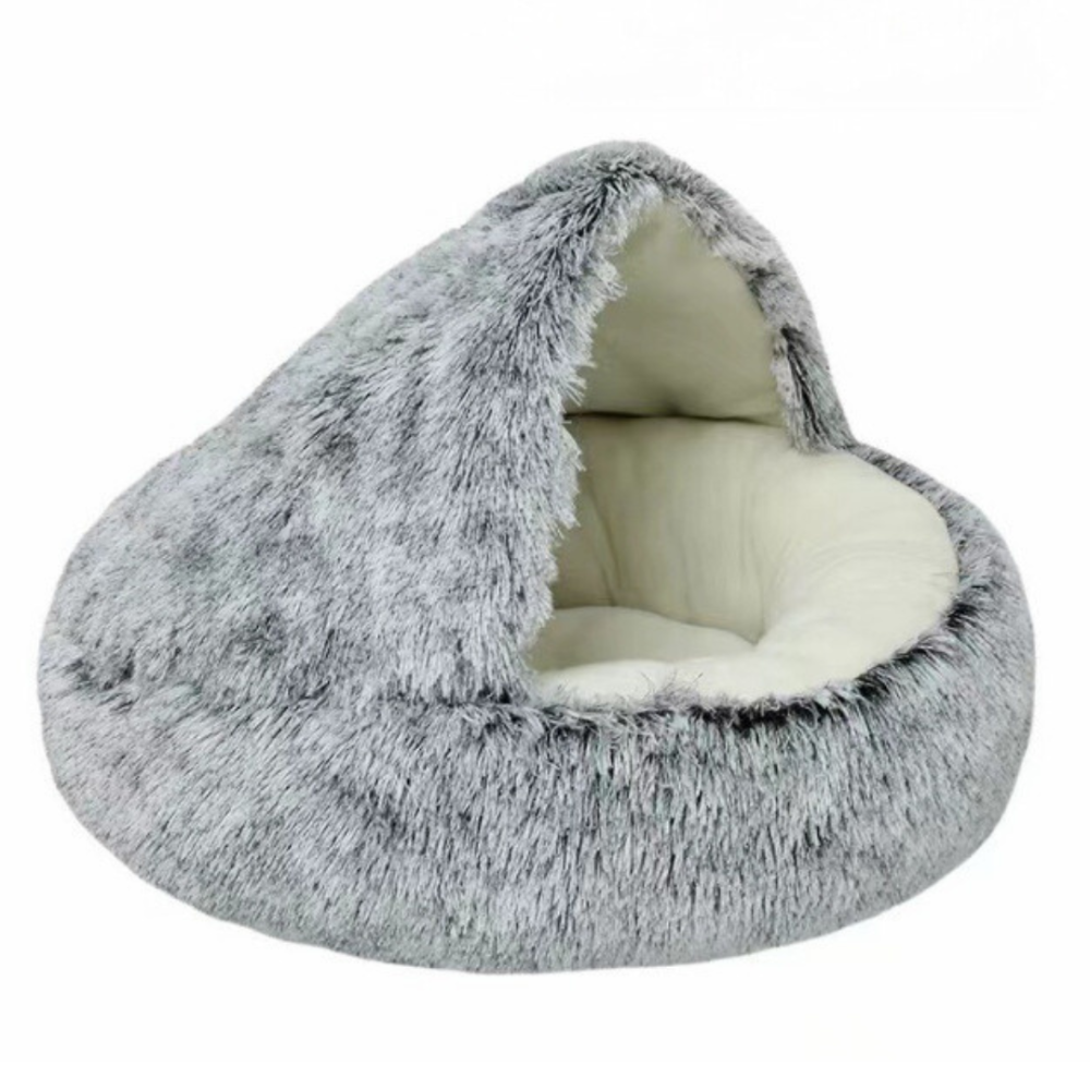 WhiskerNook - 2in1 Convertible Katzenhöhle & Lounge Bett