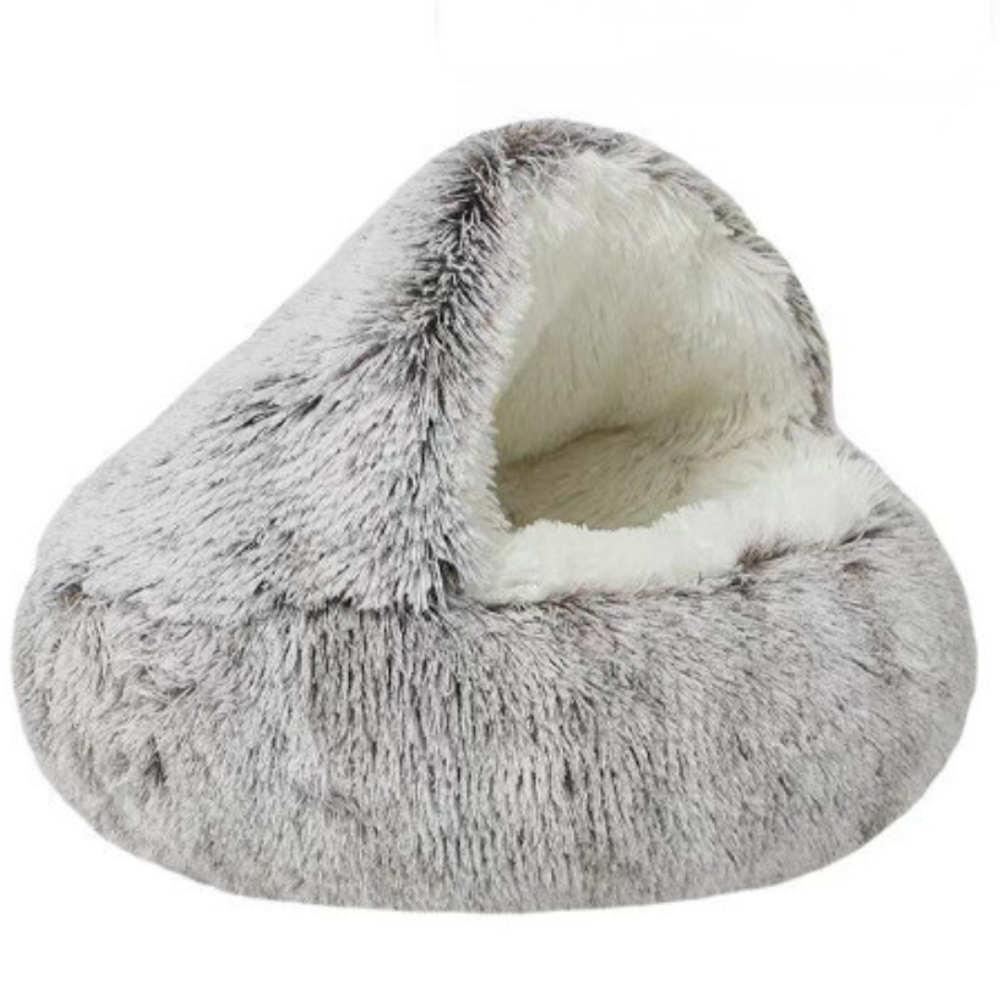 WhiskerNook - 2in1 Convertible Katzenhöhle & Lounge Bett
