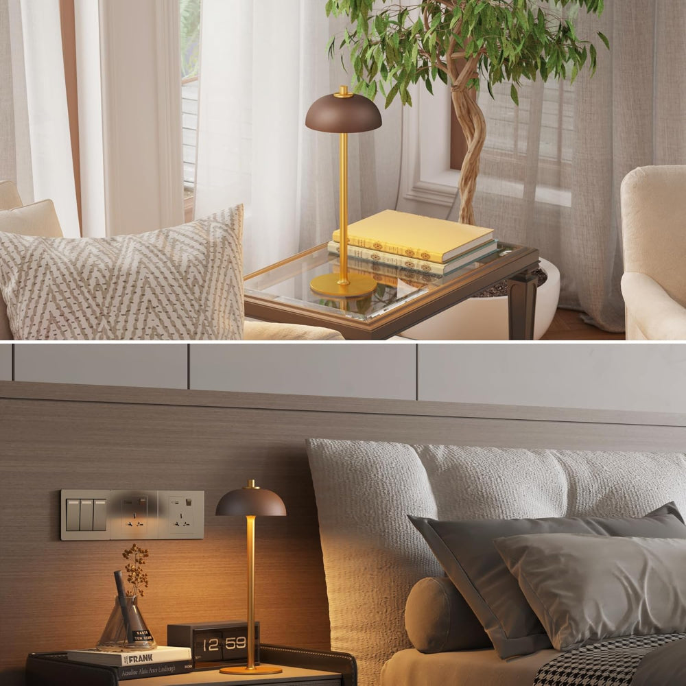 Wiederaufladbare kabellose Luxe-Tischlampe - Touch Control & einstellbare Helligkeit