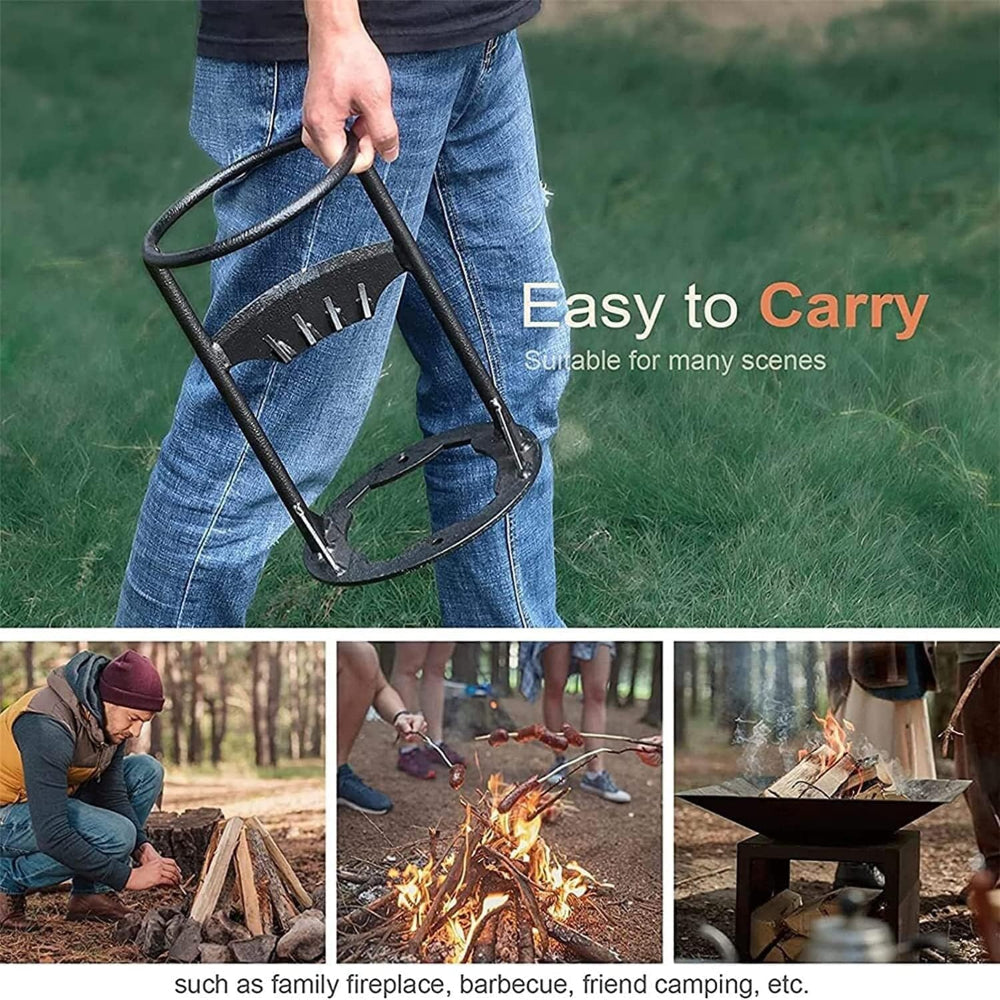WoodSplitter - Ergonomischer Brennholzspalter für einfaches Holzschneiden