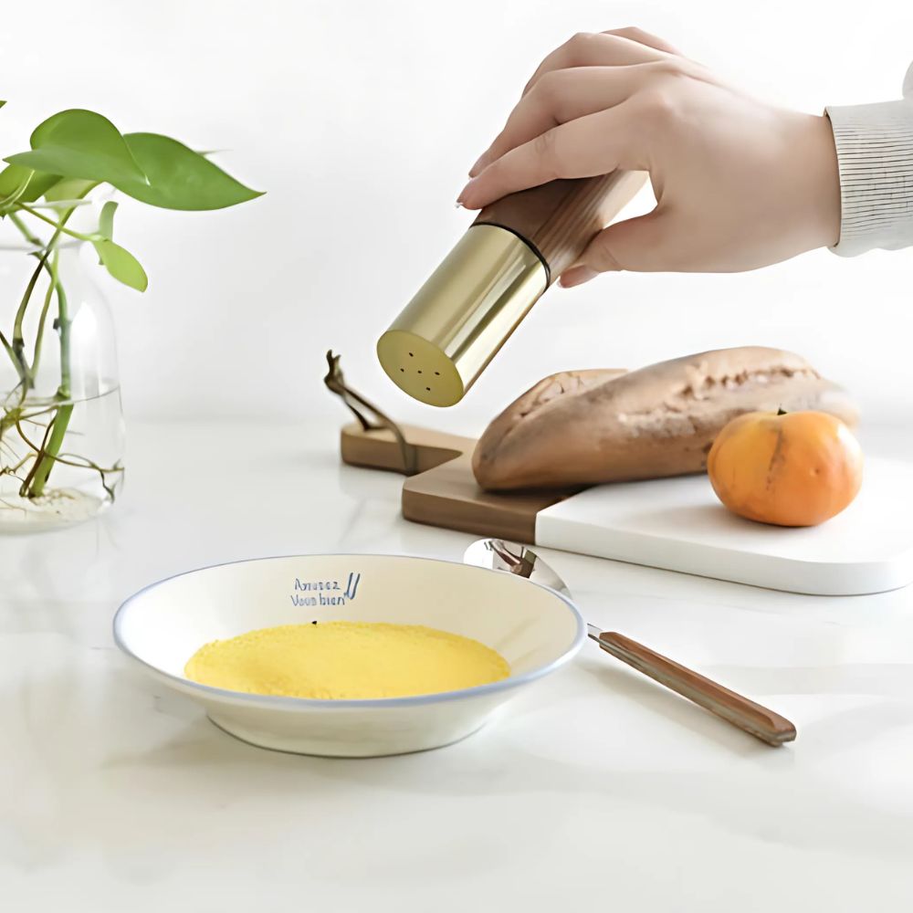 Woodora - Hölzerne Gewürzmühle mit einstellbarem Mahlgrad