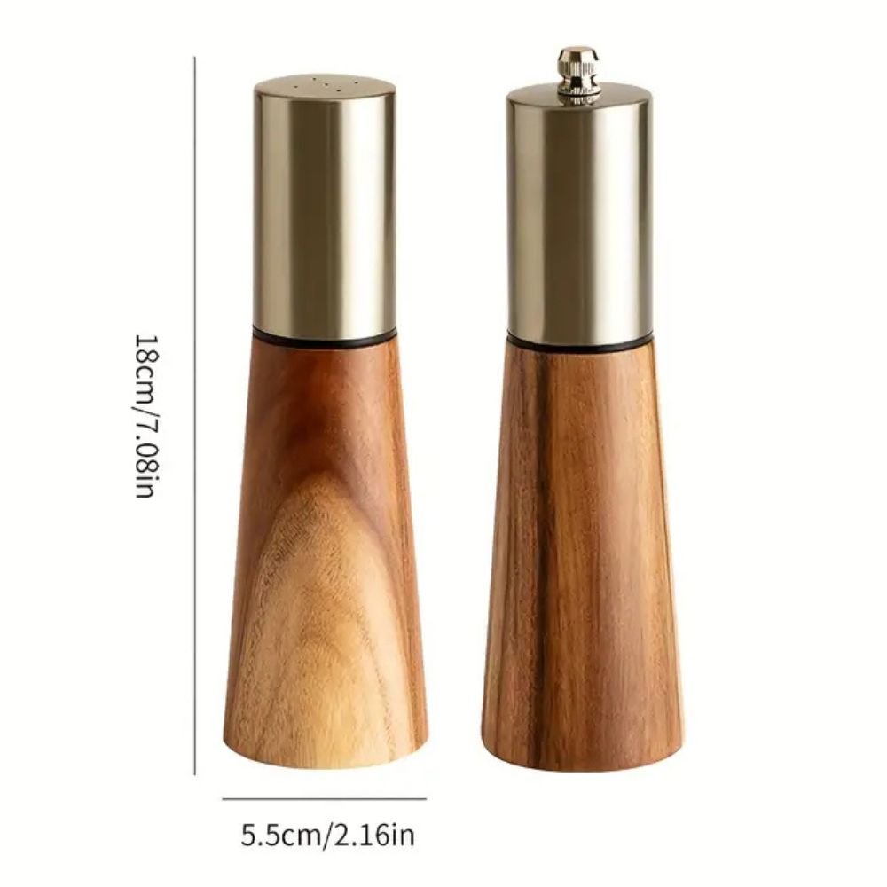 Woodora - Hölzerne Gewürzmühle mit einstellbarem Mahlgrad