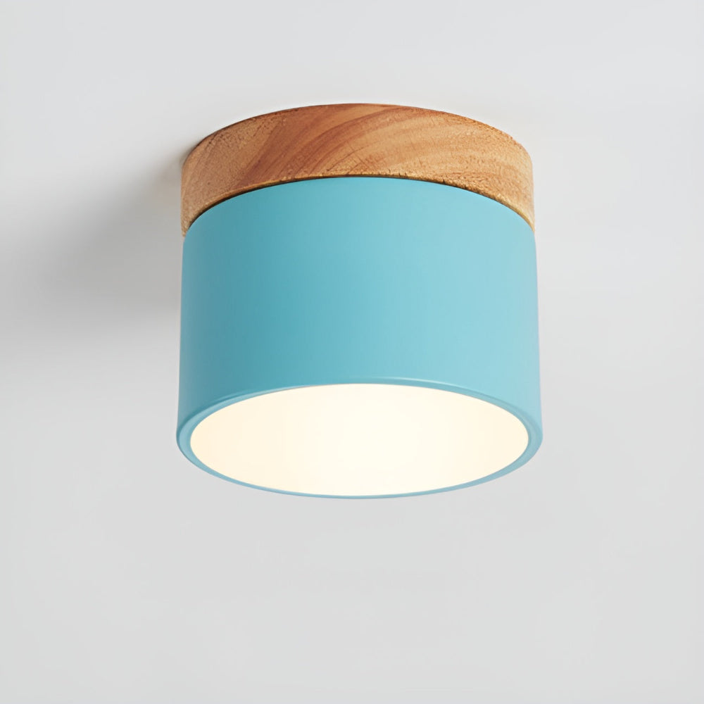 Zeitgenössische Flush Mount LED-Deckenleuchte - Sanfte Beleuchtung mit nordischem Design