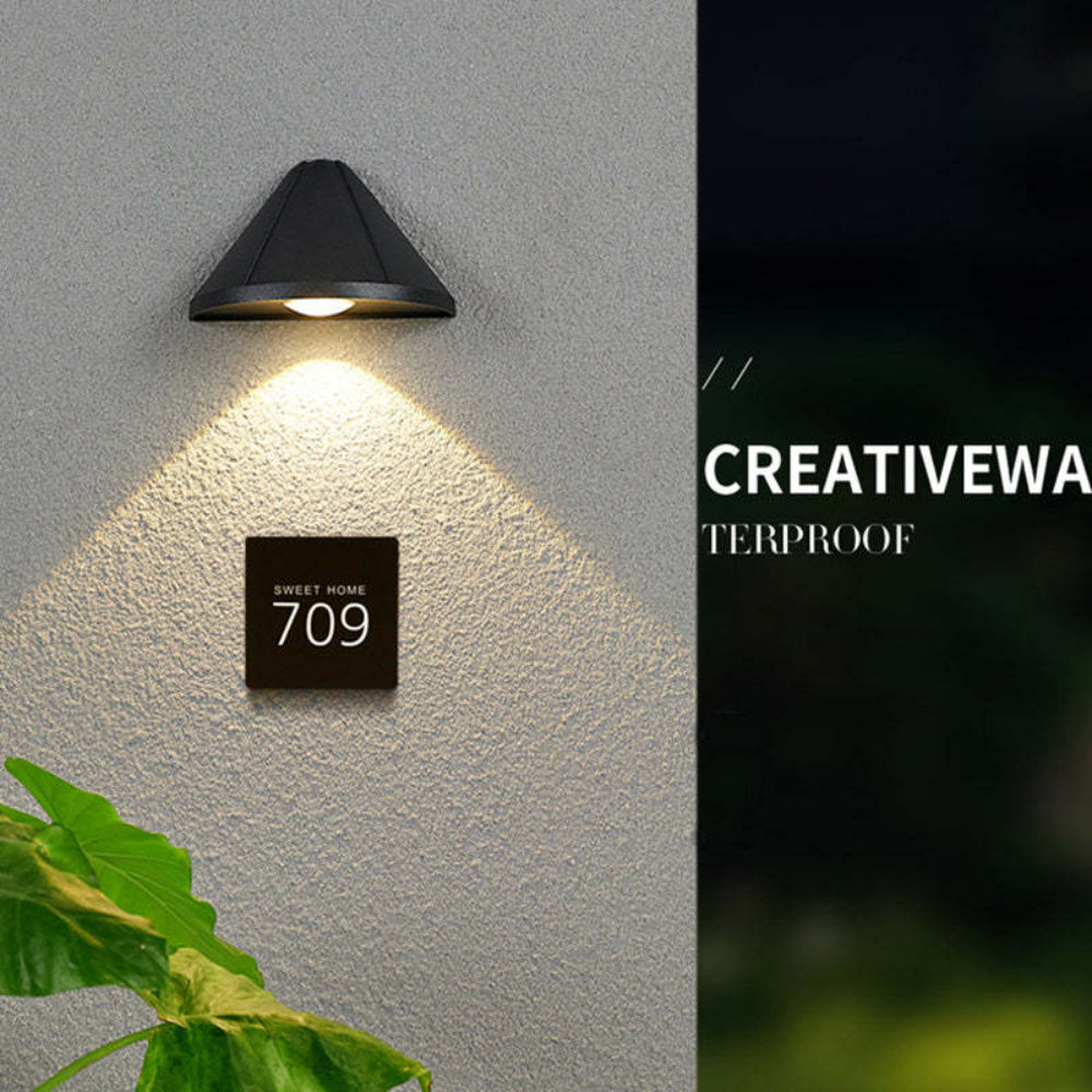 Zyra - Minimalistische LED-Wand für den Außenbereich