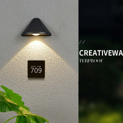 Zyra - Minimalistische LED-Wand für den Außenbereich