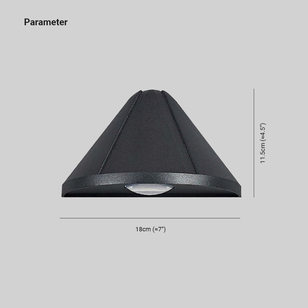 Zyra - Minimalistische LED-Wand für den Außenbereich