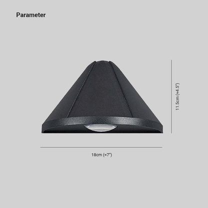 Zyra - Minimalistische LED-Wand für den Außenbereich