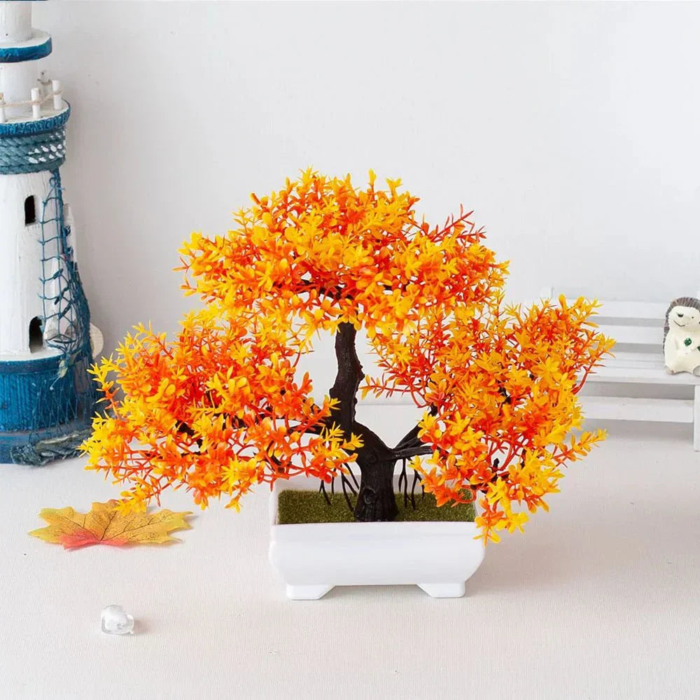 ZenLeaf - Realistischer künstlicher Bonsai-Baum im dekorativen Topf