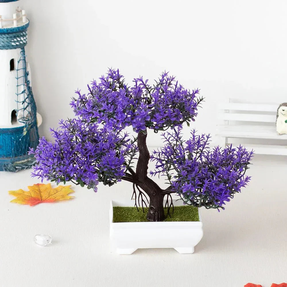 ZenLeaf - Realistischer künstlicher Bonsai-Baum im dekorativen Topf