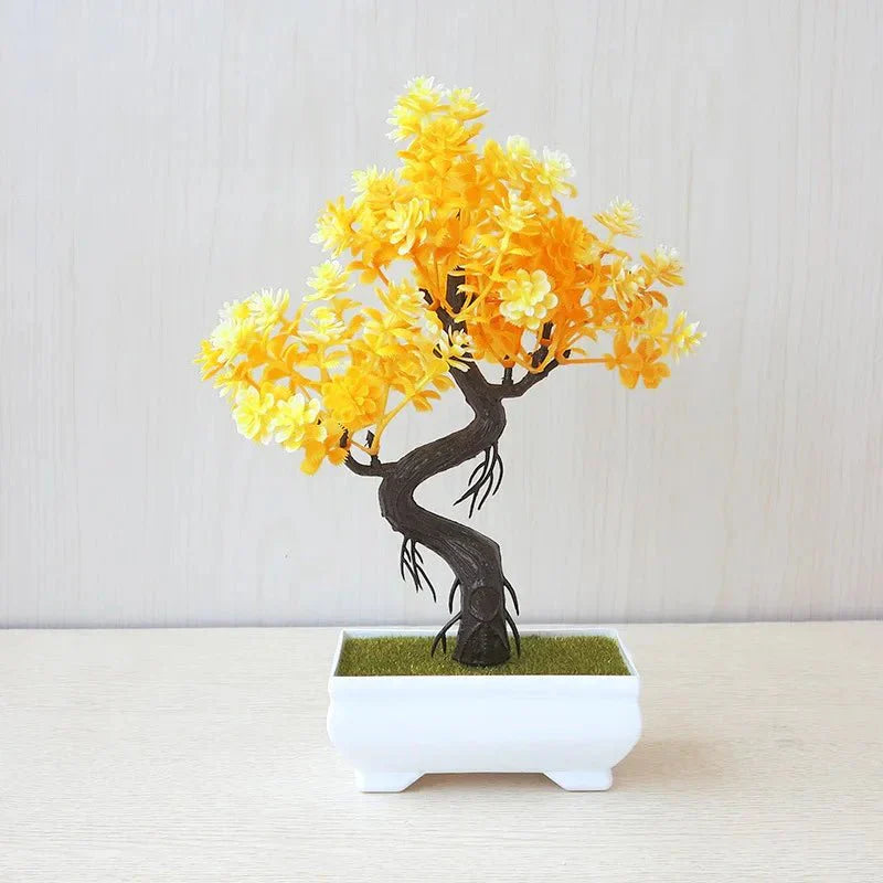 ZenLeaf - Realistischer künstlicher Bonsai-Baum im dekorativen Topf