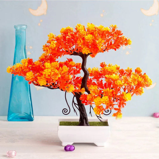 ZenLeaf - Realistischer künstlicher Bonsai-Baum im dekorativen Topf