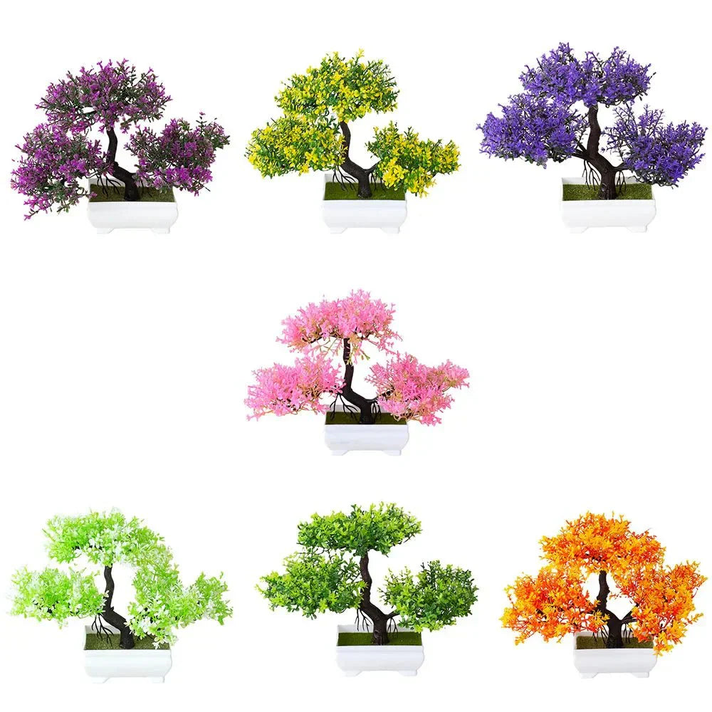ZenLeaf - Realistischer künstlicher Bonsai-Baum im dekorativen Topf