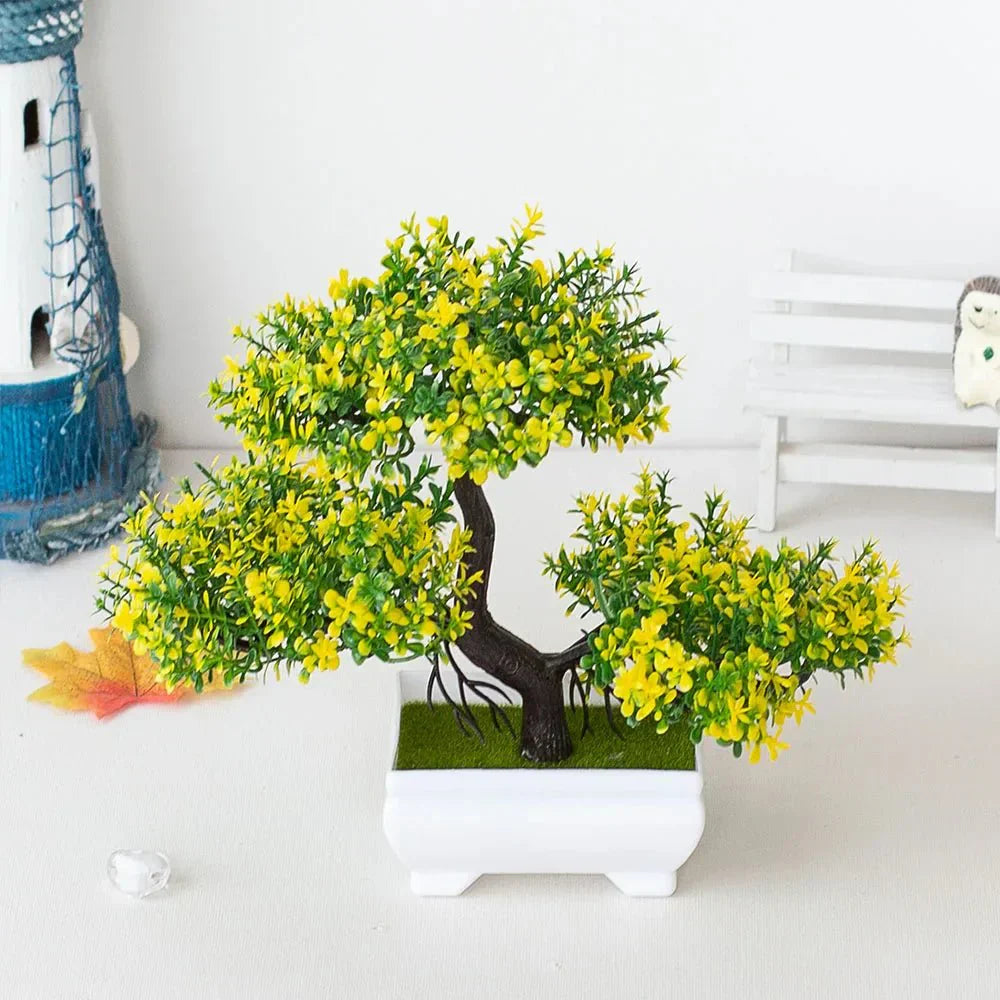 ZenLeaf - Realistischer künstlicher Bonsai-Baum im dekorativen Topf