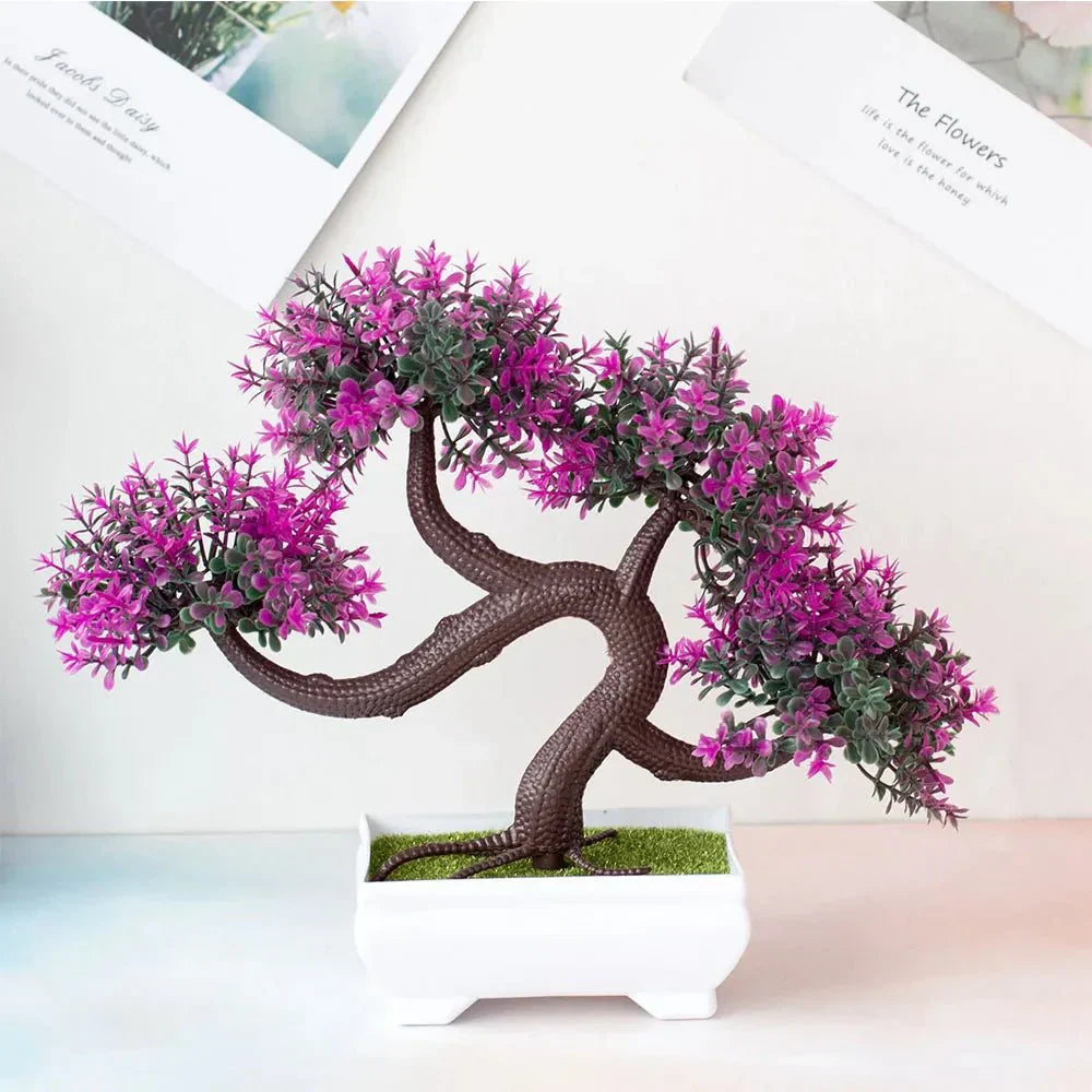 ZenLeaf - Realistischer künstlicher Bonsai-Baum im dekorativen Topf