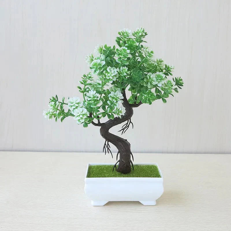 ZenLeaf - Realistischer künstlicher Bonsai-Baum im dekorativen Topf