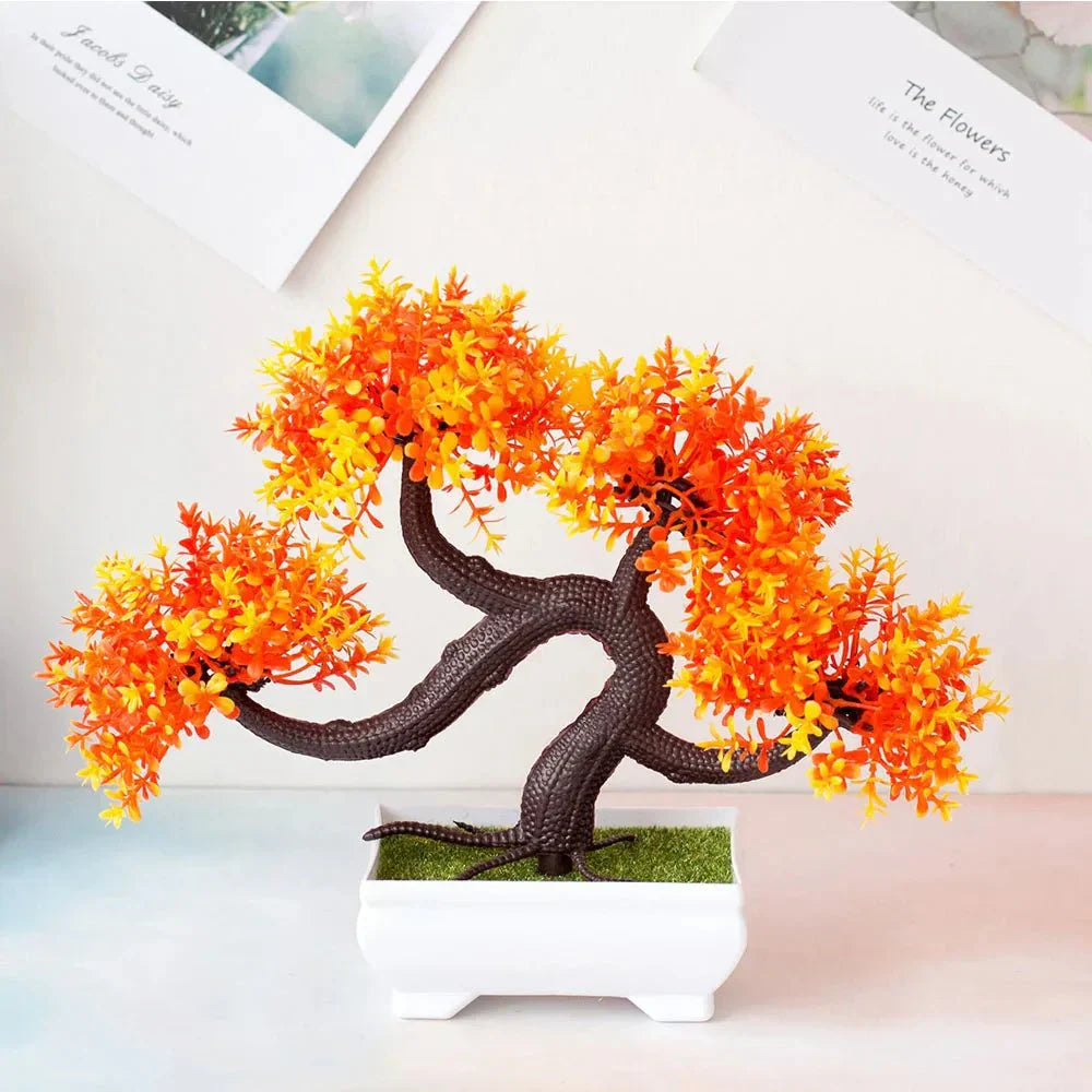 ZenLeaf - Realistischer künstlicher Bonsai-Baum im dekorativen Topf