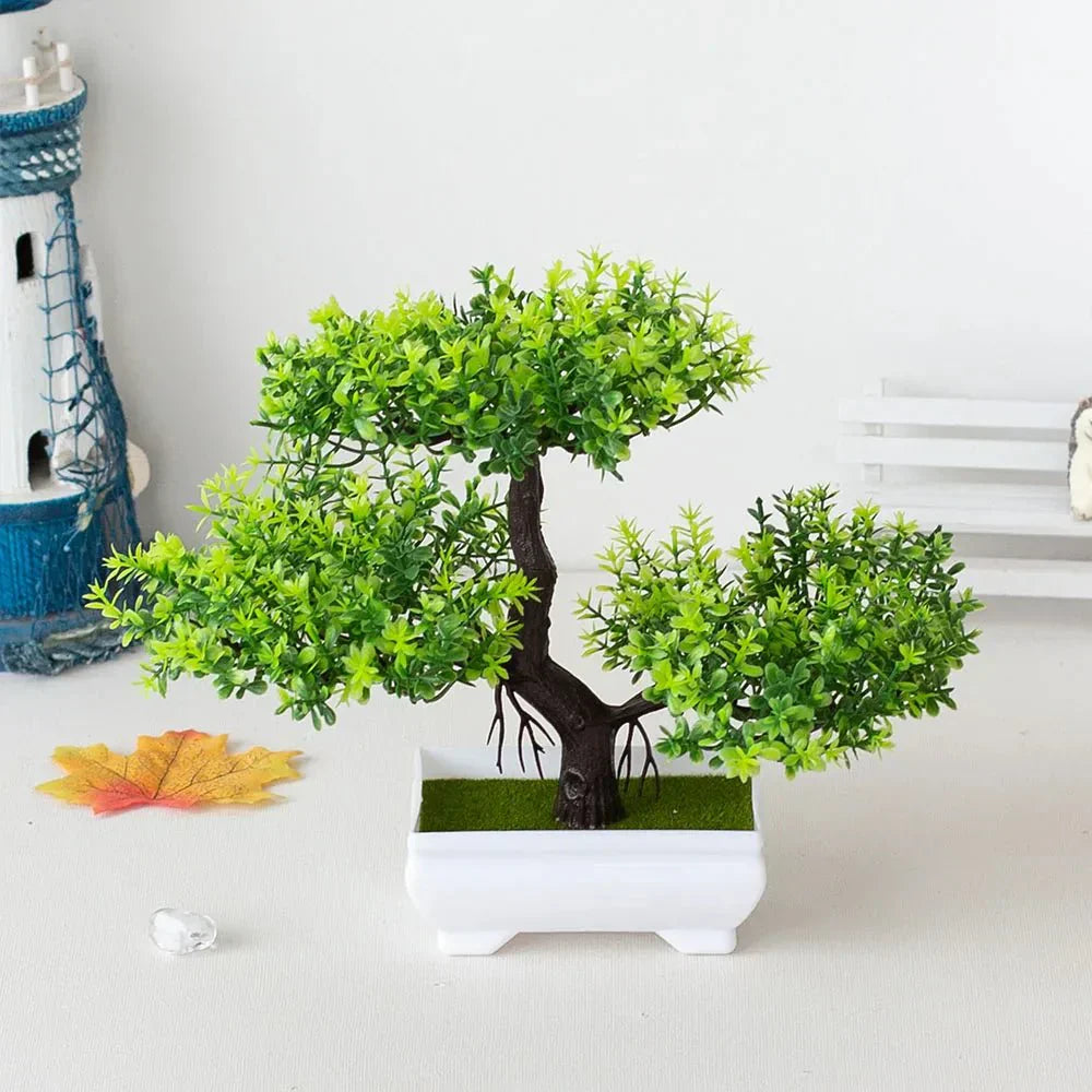 ZenLeaf - Realistischer künstlicher Bonsai-Baum im dekorativen Topf