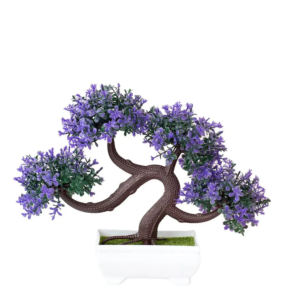 ZenLeaf - Realistischer künstlicher Bonsai-Baum im dekorativen Topf