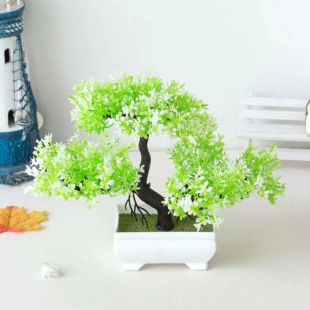 ZenLeaf - Realistischer künstlicher Bonsai-Baum im dekorativen Topf